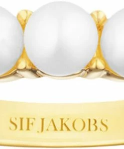 Top 10 ⌛ Sif Jakobs Jewellery PADUA RING 18 Kt. Forgyldt 🎁