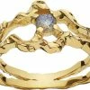 Kupon 🌟 Maanesten Shelly Ring Sterling Silver (925) Gold Pla 🔥