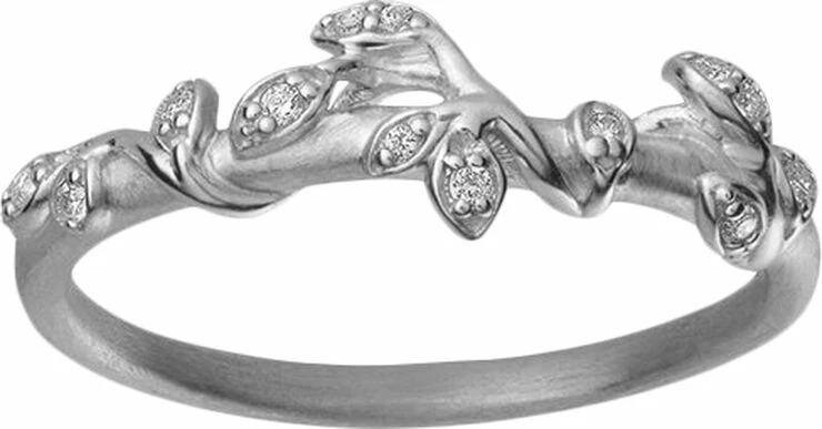 Promo 🤩 BYBIEHL Jungle Ivy Sparkle Ring - Silver Silver 🔥