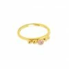 Tilbud 🎁 Hultquist Xander Pink Ring Guld ⌛