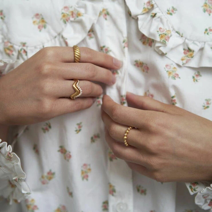 Engros ✨ BYBIEHL Pebbles Band - GP Gold 🌟 - Image 3