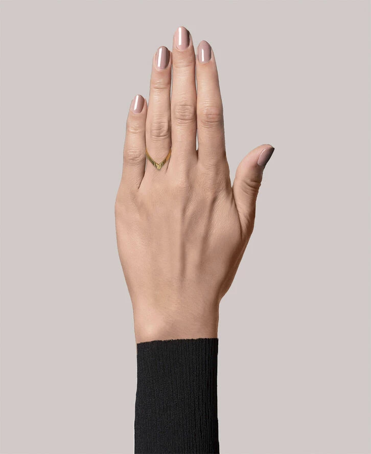 Kupon 💯 Jane Kønig Reflection V-ring, Gold-plated Sterling Silver-46 221 🤩 - Image 3