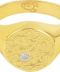 Billigst 😀 Hultquist Luna Ring Guld ✨