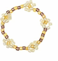 Ny 👍 Sui Ava Daisy Ring Golden Brown ✨