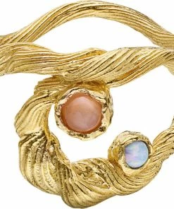 Top 10 🤩 Maanesten Curl Ring Sterling Silver (925) Gold Pla 💯