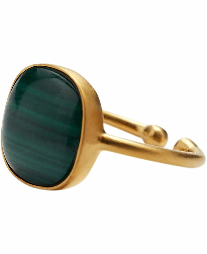 Promo 🎉 Pernille Corydon Jewellery Malachite Ring Adjustable 👏