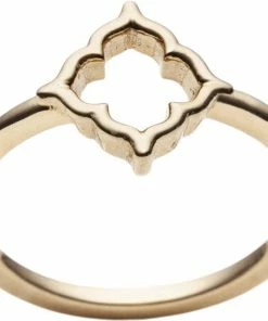 Bedste handel 👍 With Love Darling Community Ring VERMEIL (925 Sterling Silver Gold Plated 2.5 Micron) Vermeil 🥰