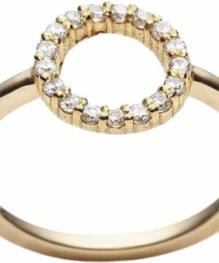 Bedste salg 🛒 With Love Darling Circle Of Life Ring Vermeil 🎁