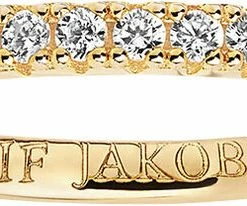 Bedste Pirce 👍 Sif Jakobs Jewellery ELLERA RING 18K Gold Plated 🔥