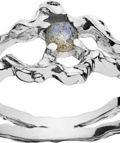 Købe 🎁 Maanesten Shelly Ring Sterling Silver (925) ❤️
