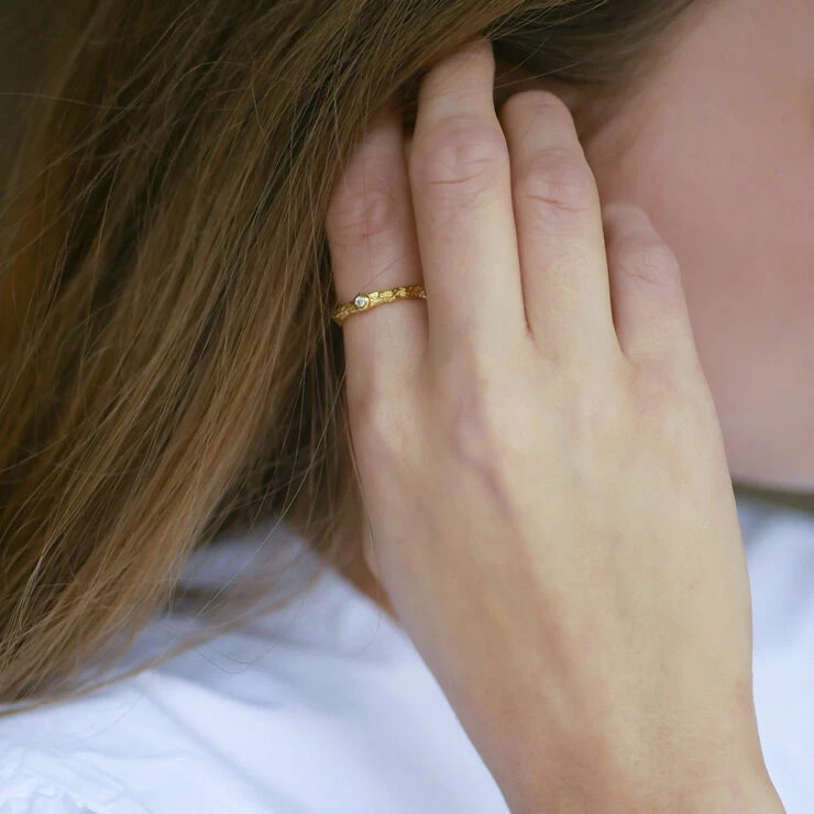 Ny 🌟 ENAMEL Copenhagen Ring, Coralie 925s/Gp/M 🛒 - Image 2