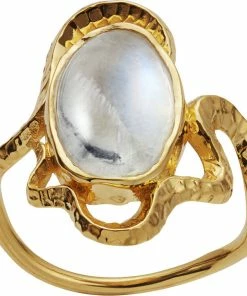 Kupon ✨ Maanesten Siren Ring Sterling Silver (925) Gold Pla 😀
