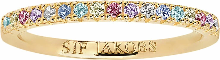 Bedste Pirce 🔥 Sif Jakobs Jewellery ELLERA RING 18K Gold Plated ⌛