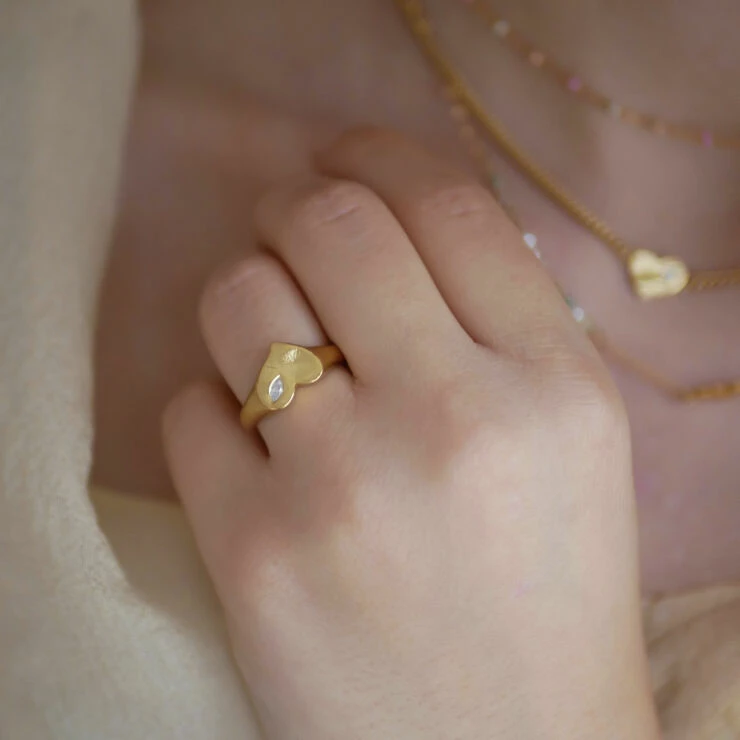 Helt ny 🥰 ENAMEL Copenhagen Ring, Rosalie Clear CZ 🧨 - Image 2