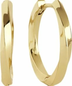 Bedste anmeldelser af 🔔 Carré Jewellery THE TWIST HOOPS Gold 🔔