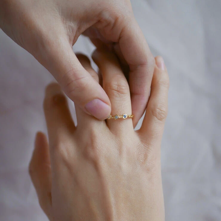 Købe 🔔 ENAMEL Copenhagen Ring, Eloise 925S/GP/M ⌛ - Image 2