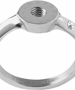 Budget 🛒 DYRBERG/KERN RING 6 Compliments Ss/crystal Size I Sølv 🔔