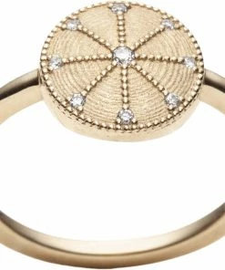 Flash udsalg 🧨 With Love Darling Energy Ring VERMEIL (925 Sterling Silver Gold Plated 2.5 Micron) Vermeil ⌛