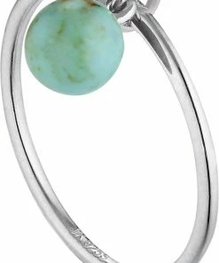 Rabat 😀 Jane Kønig Bermuda Turquoise Ring 223 ⌛