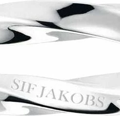 Tilbud ๐ Sif Jakobs Jewellery FERRARA PICCOLO PIANURA RING Sterlingsรธlv 925 ๐