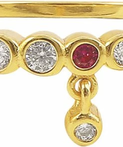 Brandudsalg 👍 Hultquist Ruby Ring Gold 🧨