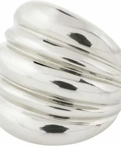 Billigst 👏 Pilgrim EUPHORIC Statement Ring Sølvbelagt ✔️