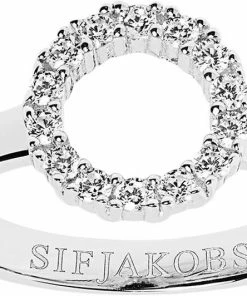 Bedste Pirce ⭐ Sif Jakobs Jewellery BIELLA PICCOLO RING 925 Sterling Silver 🎁