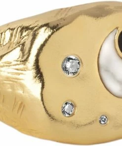 Promo 🛒 ENAMEL Copenhagen Ring, Chunky Yin Yang 925s/Gp/M 💯