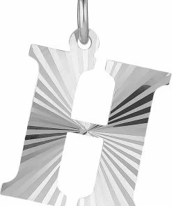 Bedste handel ⭐ Jane Kønig Reflection Letters, Gold-plated Sterling Silver-H 223 🤩