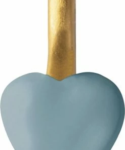 Top 10 👏 ENAMEL Copenhagen Enamel Charm, Heart Dusty Turquoise 🔔