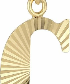 Bedste Pirce 🎁 Jane Kønig Reflection Letters, Gold-plated Sterling Silver-C 221 😍