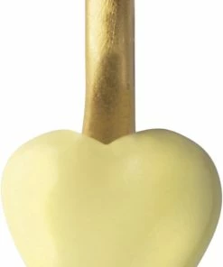 Budget ✨ ENAMEL Copenhagen Enamel Charm, Heart Light Yellow 🧨