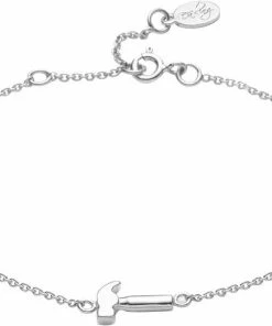 Bedste anmeldelser af 🛒 With Love Darling 🔨 Hammer Bracelet Sterling Silver Silver ⌛