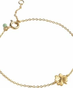 Købe 🎉 ENAMEL Copenhagen Bracelet, Organic Clover 925s/Gp/M 🧨
