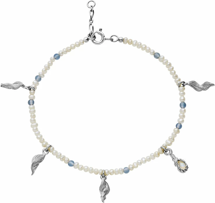 Helt ny 😍 Maanesten Aqua Bracelet Sterling Silver (925) Rhodinated 👍