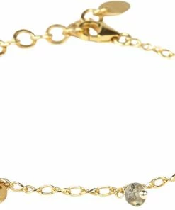 Købe ⭐ BeChristensen Riley Tormaline Bracelet - Gold GP 🎉