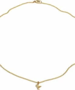 Billig 🎉 With Love Darling Children's Global Goal #16: Peace Necklace Vermeil 🌟