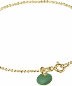 Bedste anmeldelser af π― ENAMEL Copenhagen Bracelet, Ball Chain Petrol Green π