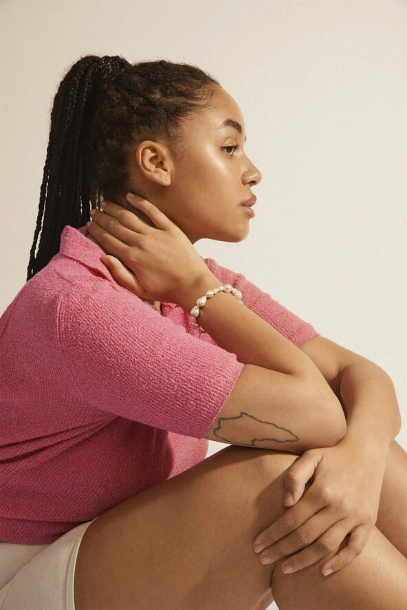 Billig 💯 Pilgrim WILLPOWER Pearl Bracelet Gold-plated 🛒 - Image 2