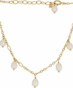 Brandudsalg ✨ Pernille Corydon Jewellery Ocean Dream Bracelet Adj. 16-19 Cm Goldplated ❤️