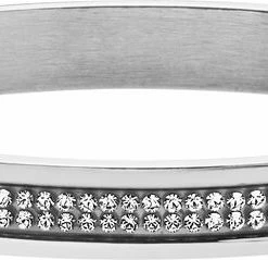 Outlet ✔️ DYRBERG/KERN Lorbel Metal Armbånd Sølv, Klar 😍