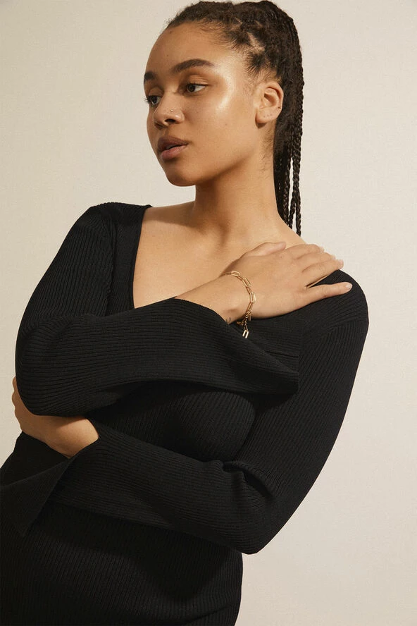 Bedste anmeldelser af ⭐ Pilgrim KINDNESS Recycled Cable Chain Bracelet Gold-plated ✔️ - Image 2