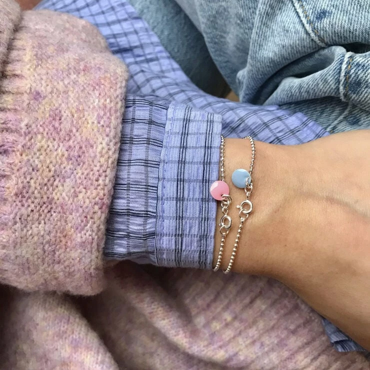 Billig 😉 ENAMEL Copenhagen Bracelet, Ball Chain White 😍 - Image 2