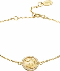 Outlet ✔️ With Love Darling Earth Bracelet VERMEIL (925 Sterling Silver Gold Plated 2.5 Micron) Vermeil ⌛