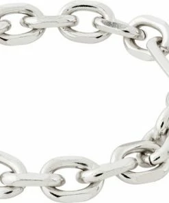 Bedste handel 🛒 Pilgrim EUPHORIC Cable Chain Armbånd Sølvbelagt 😉