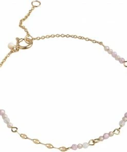 Bedste Pirce 🥰 ENAMEL Copenhagen Bracelet, Claire Moonstone/Rose Pi 😍