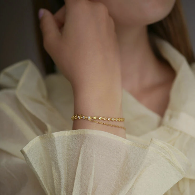 Flash udsalg 🔥 ENAMEL Copenhagen Bracelet, Luella Rainbow CZ 🔔 - Image 2