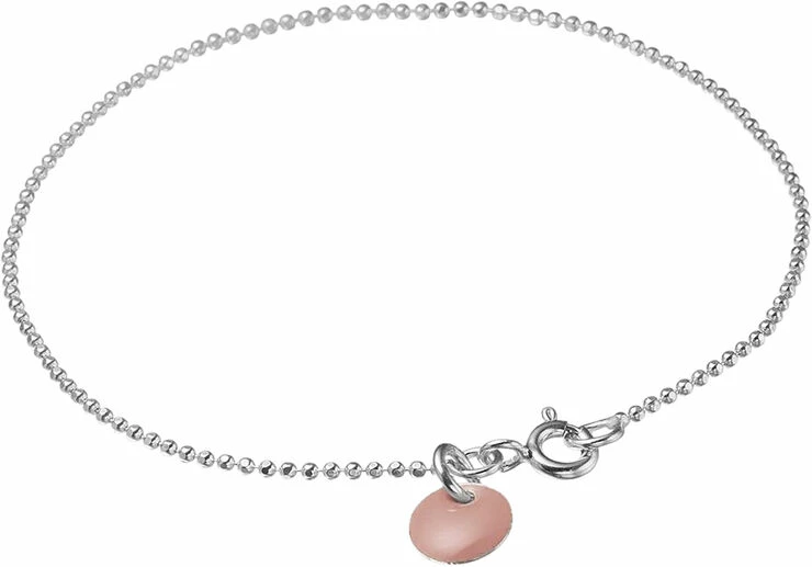 Bedste handel 👍 ENAMEL Copenhagen Bracelet, Ball Chain Old Rose 👏