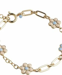 Helt ny ⌛ ENAMEL Copenhagen Bracelet, Blossom Orange/Beige/Ligh ✔️