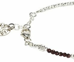 Bedste salg ❤️ BeChristensen Abby Facet Red Garnet SS SS ✔️